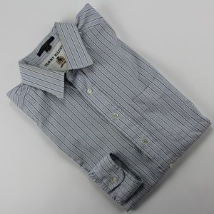 Vintage Tommy Hilfiger Men's Striped Sz 17.5 34/35